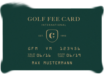 GOLF FEE CARD®